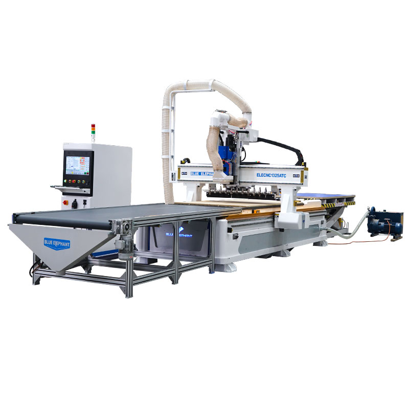 主动高低料直排换刀加工中间